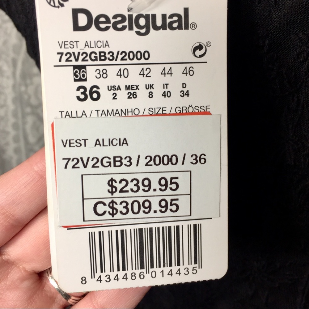 NWT DESIGUAL Alicia Lace Maxi Dress - Picture 8 of 8
